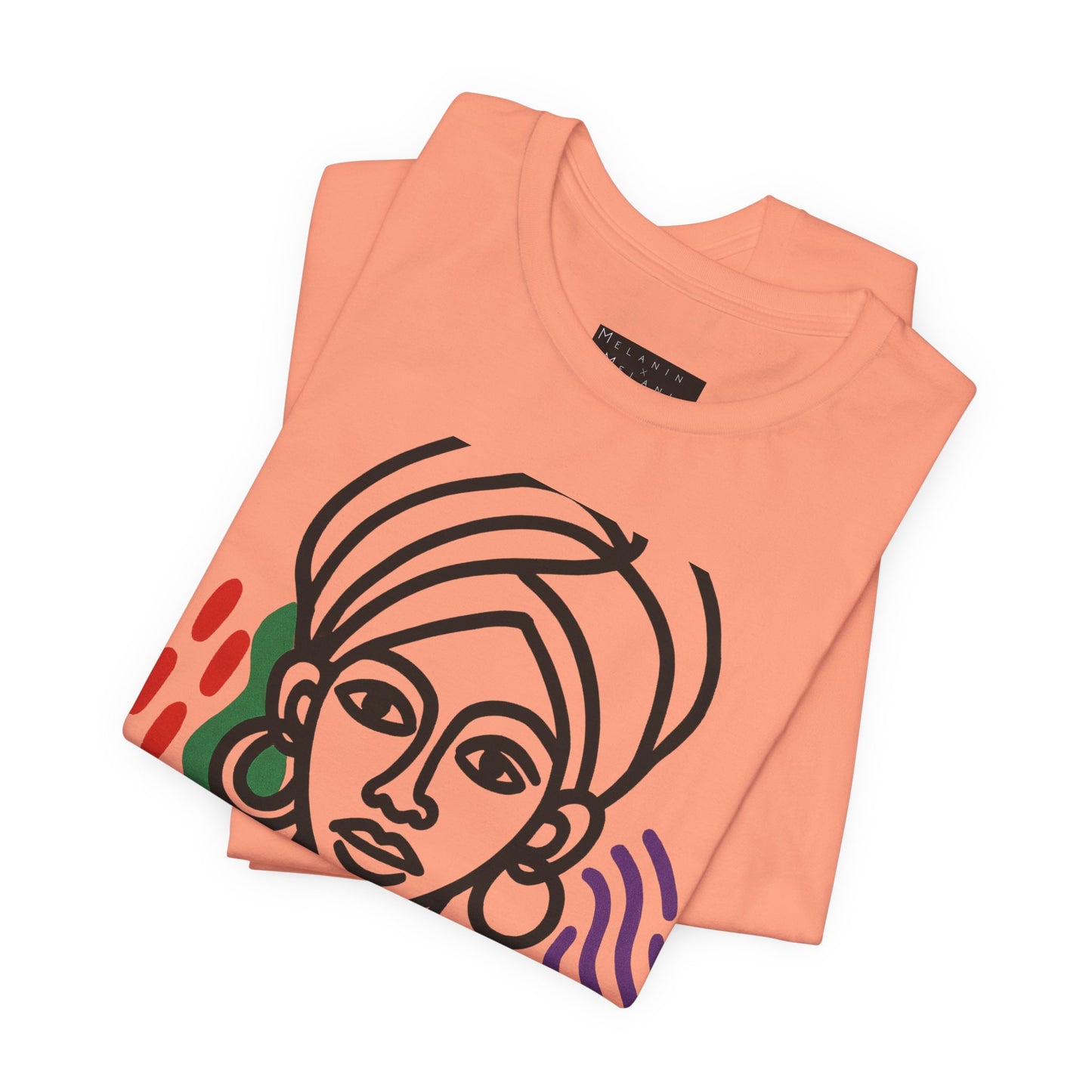 Regal Vibes Only – African Queen Graphic Art T-Shirt