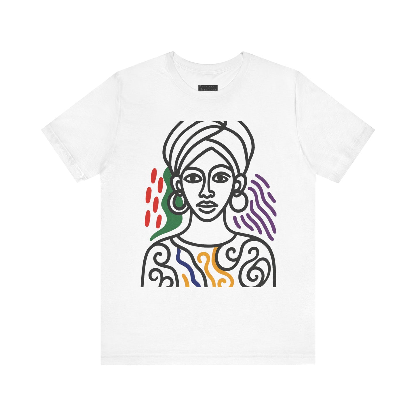Regal Vibes Only – African Queen Graphic Art T-Shirt