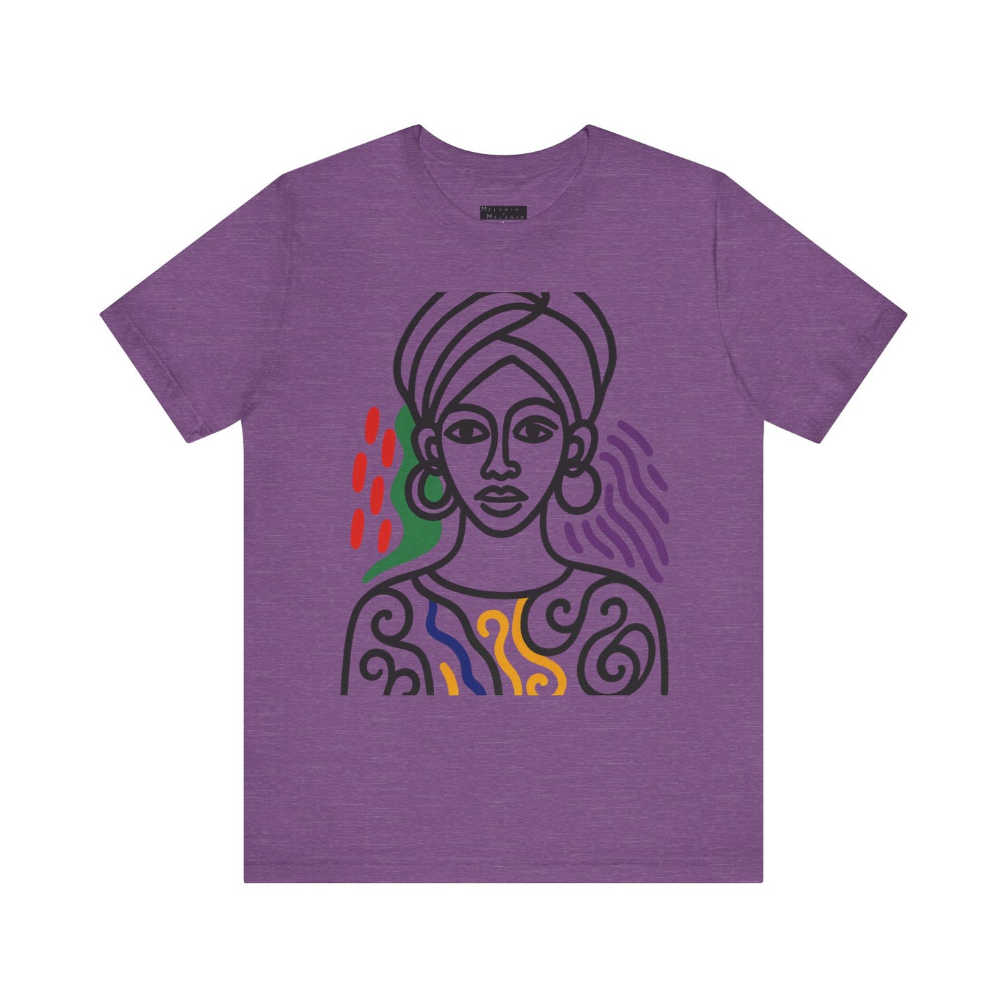 Regal Vibes Only – African Queen Graphic Art T-Shirt