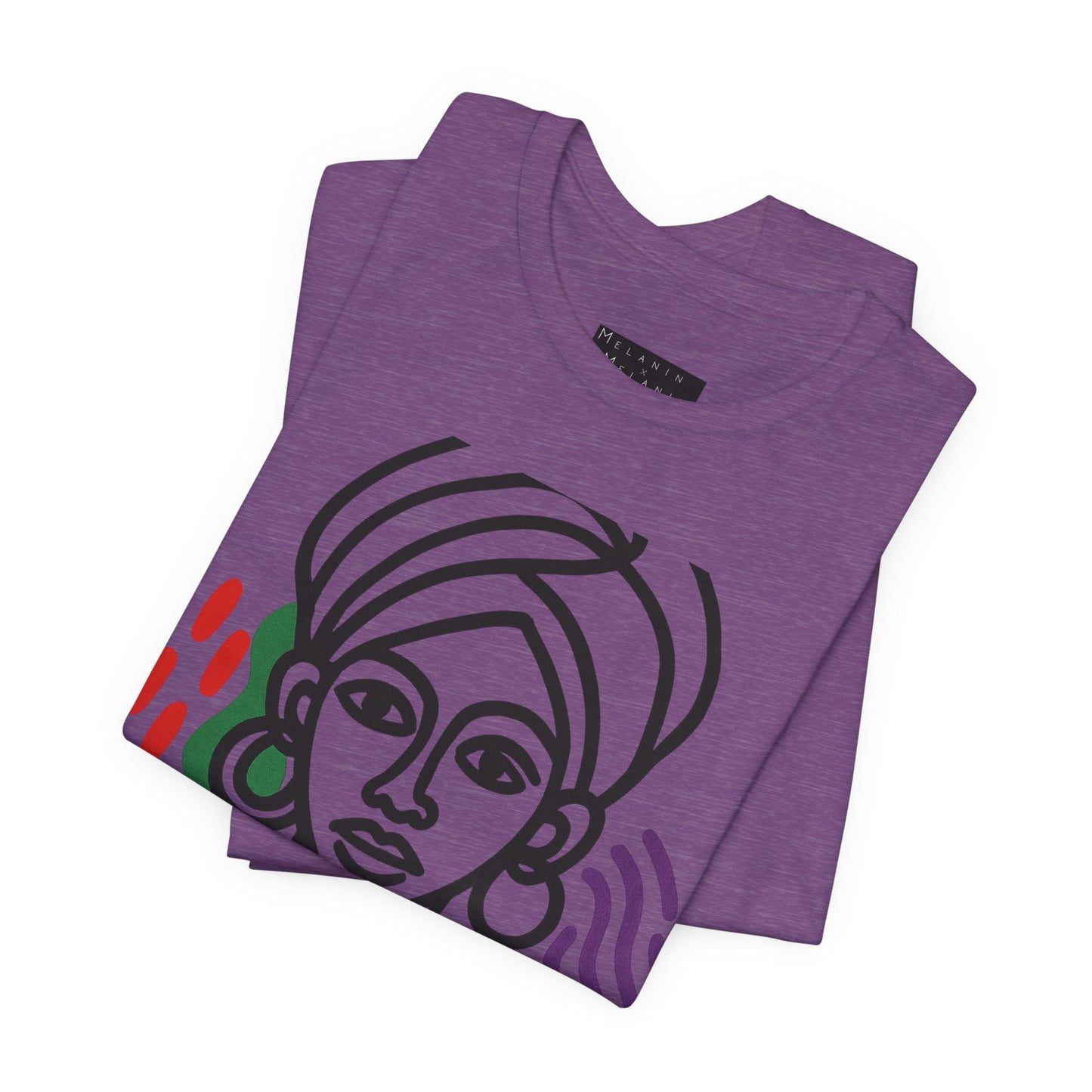 Regal Vibes Only – African Queen Graphic Art T-Shirt