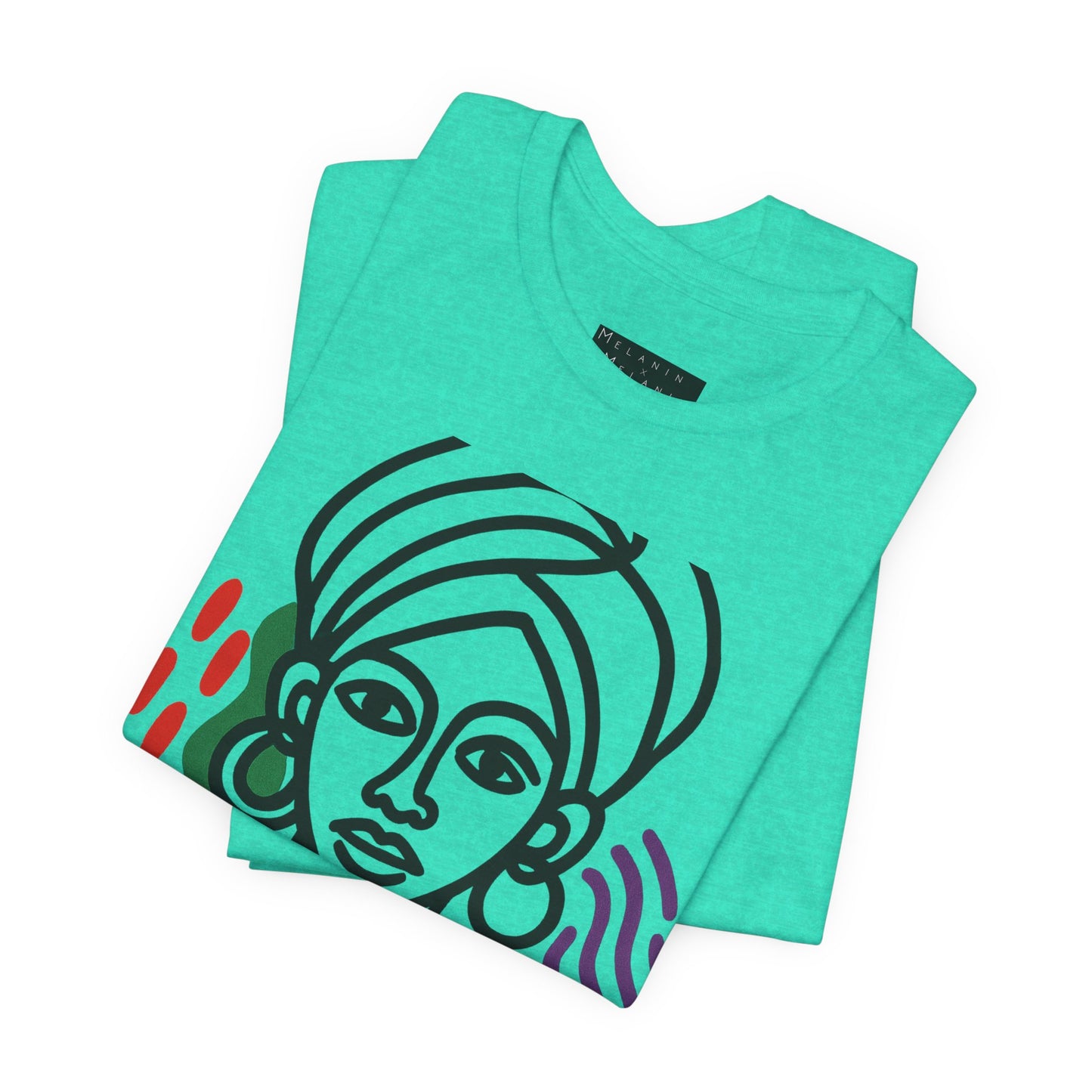 Regal Vibes Only – African Queen Graphic Art T-Shirt