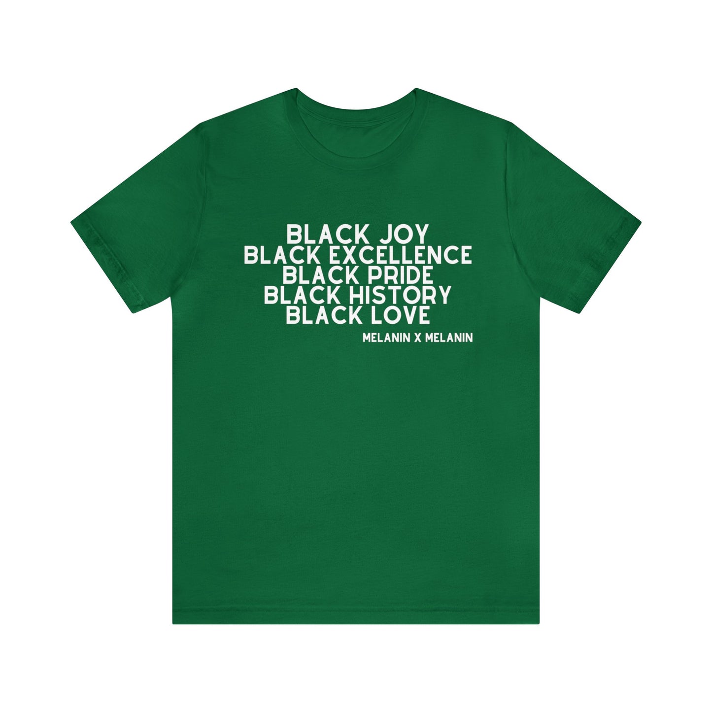 Black Joy Excellence Pride History Love Unisex Short Sleeve Tee