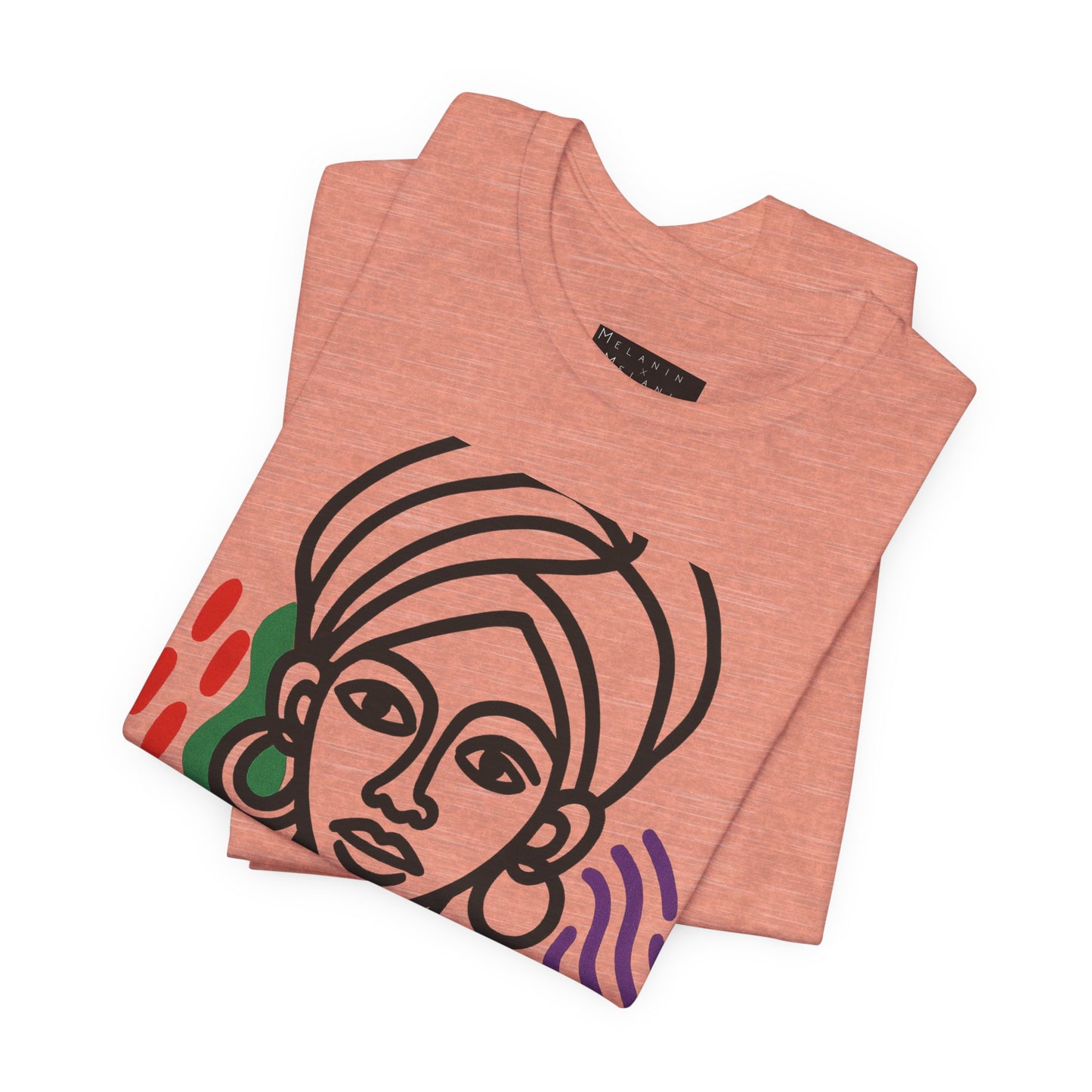 Regal Vibes Only – African Queen Graphic Art T-Shirt