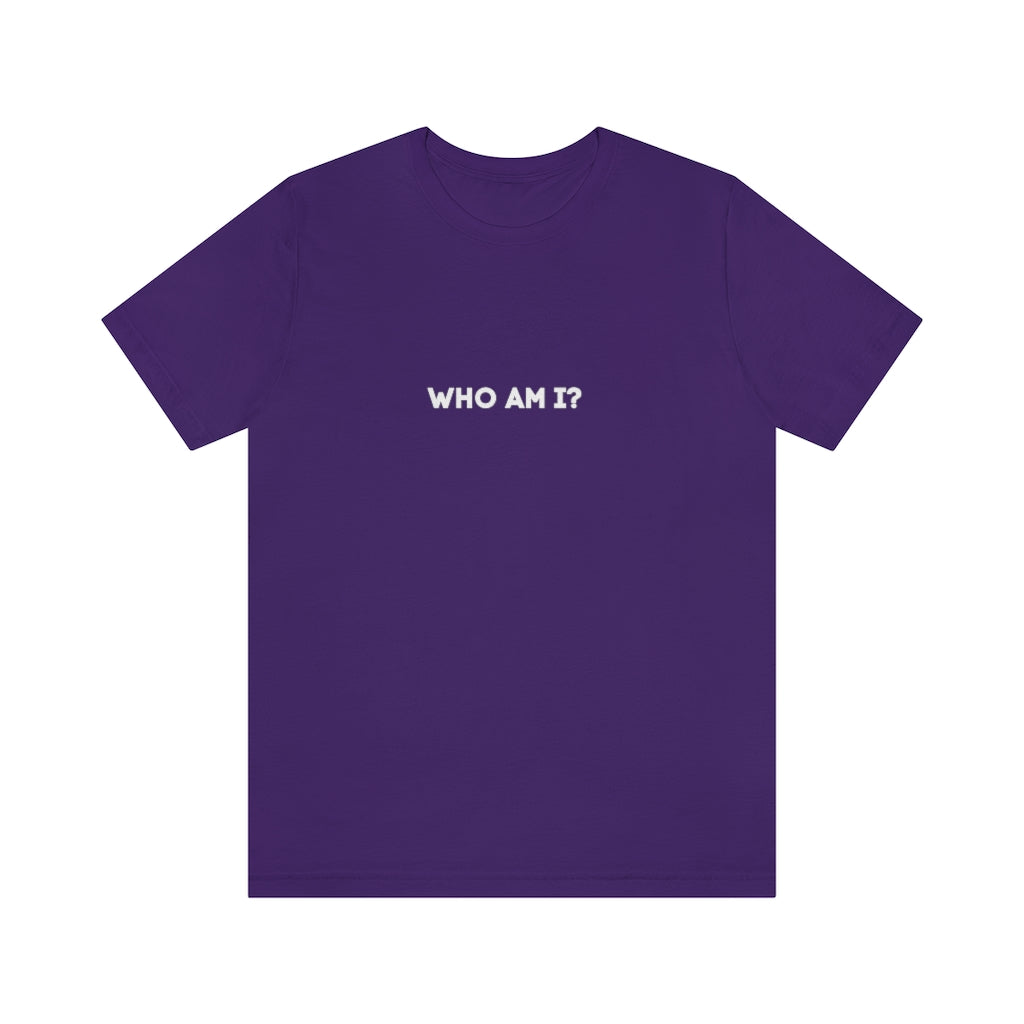 Who Am I? Blessed- Short Sleeve Unisex Tee
