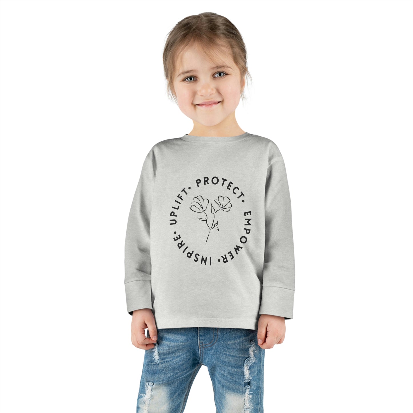 To The Girl Behind Me Toddler Long Sleeve Tee