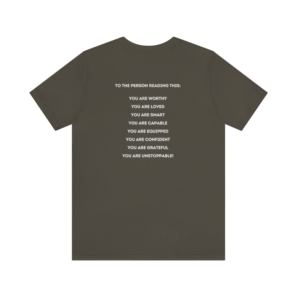 Empower-Uplift-Inspire-Motivate Butterfly Sunflower Adult Unisex Tee