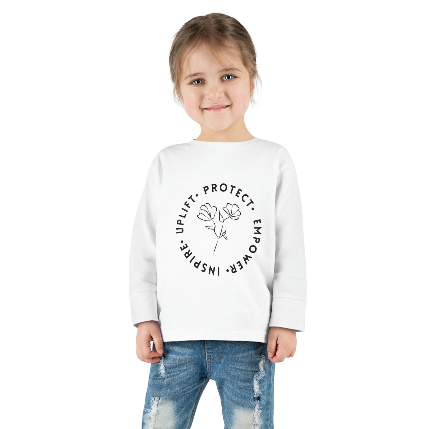 To The Girl Behind Me Toddler Long Sleeve Tee