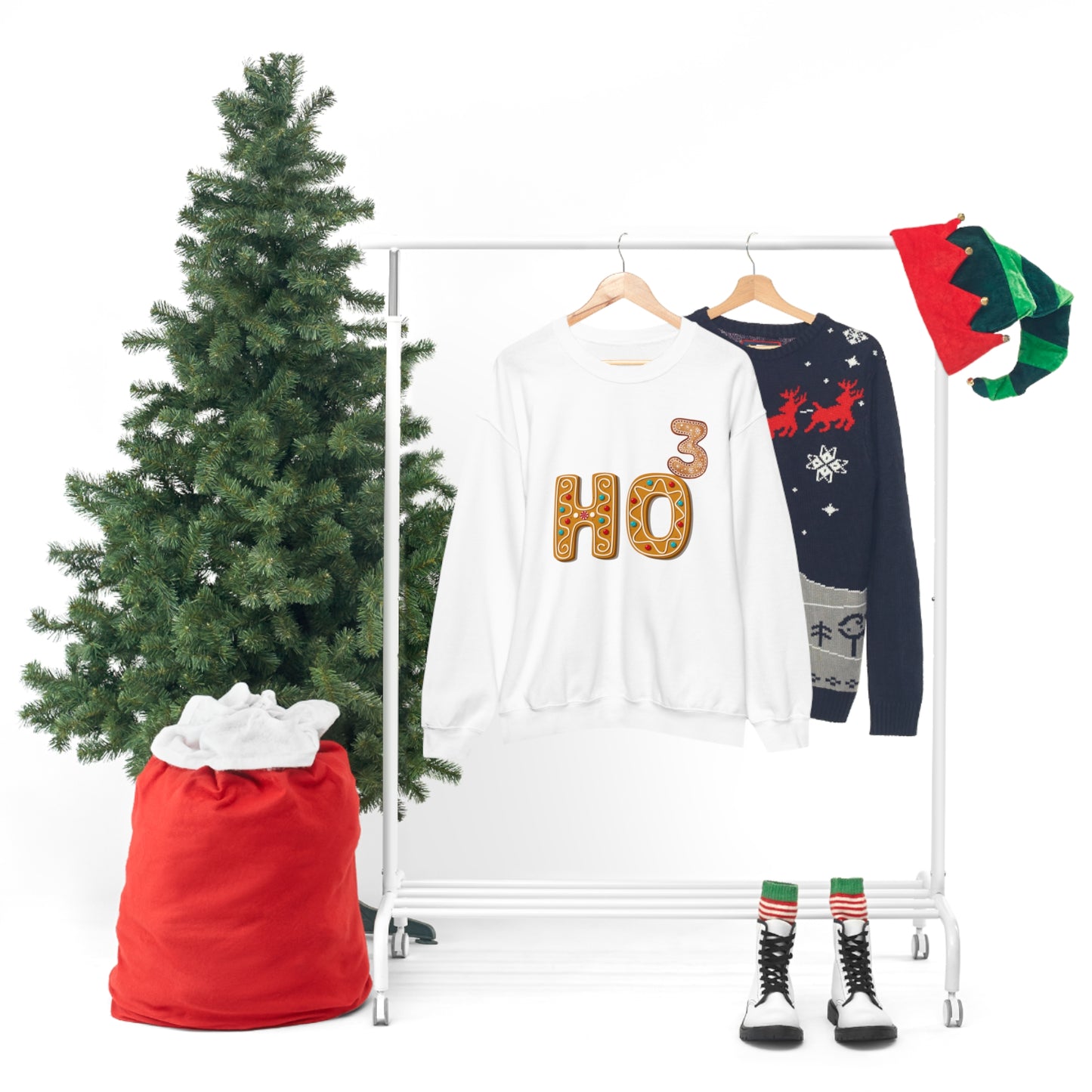 Gingerbread Ho To The Third Power Unisex Sweatshirt