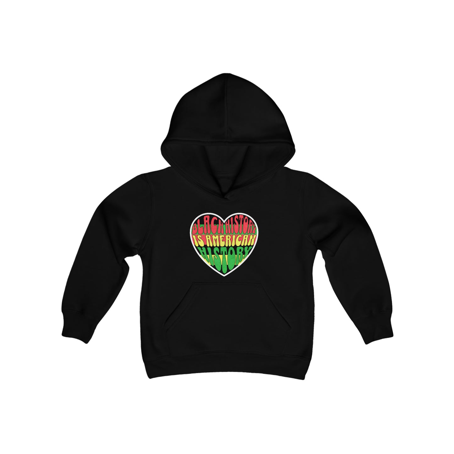 Black History Is American History Youth Hoodie