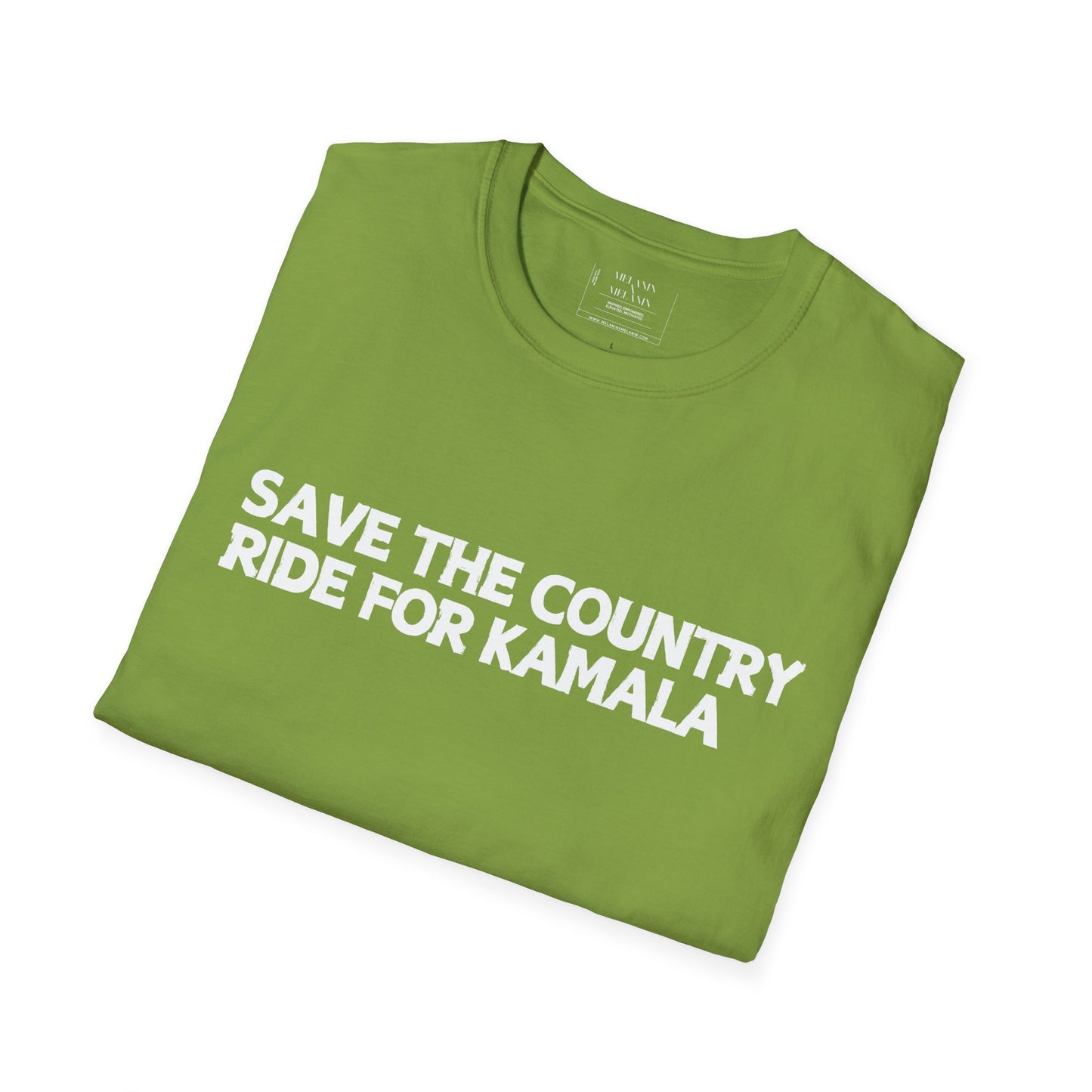 Save the Country, Ride for Kamala T-Shirt – Fun Patriotic Statement Tee