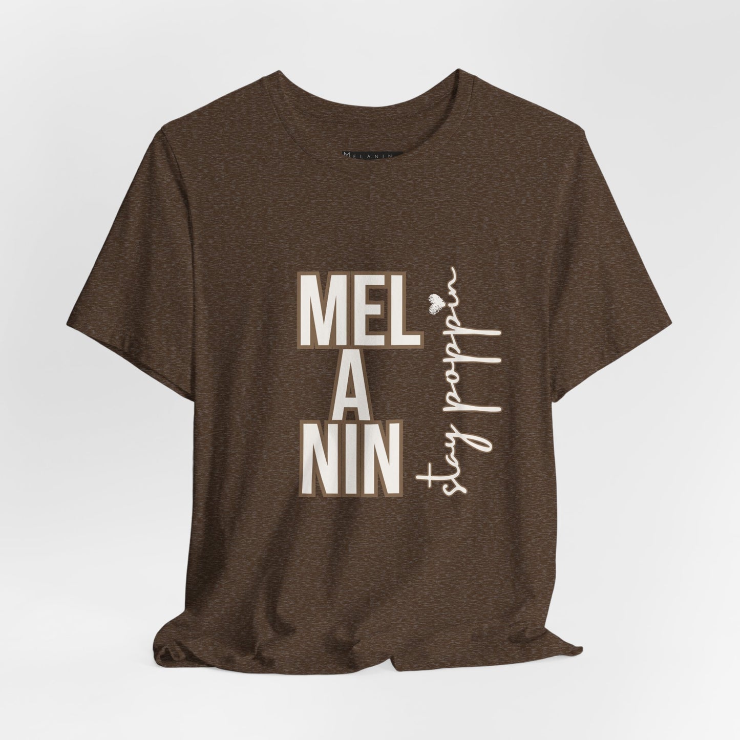 Glow with Pride – Melanin Stay Poppin Graphic Tee