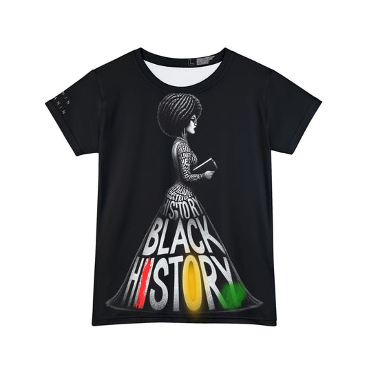 She Is Strength, She Is Black History Short Sleeve Tee