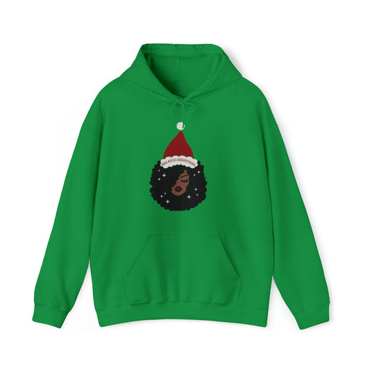 We Wish You a Melanin Christmas Hooded Sweatshirt