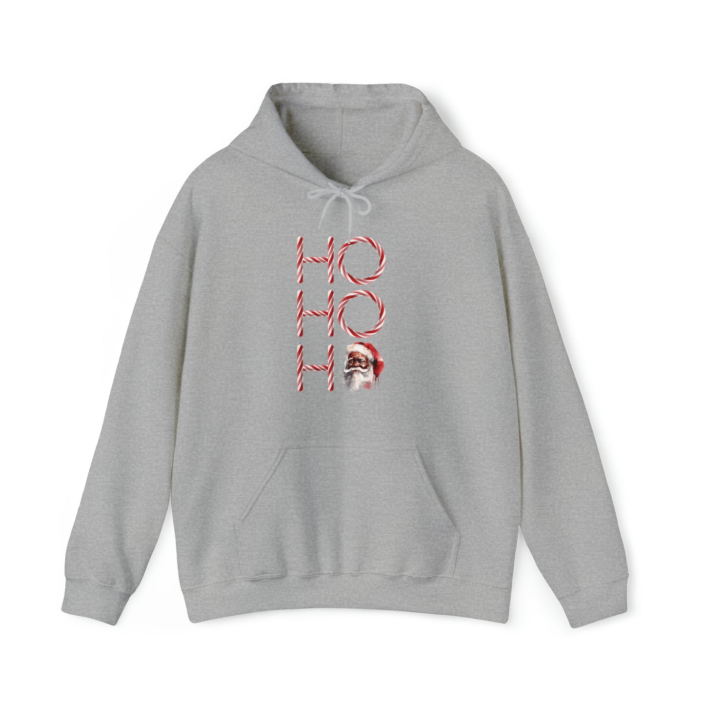 Ho Ho Ho Black Santa Hoodie