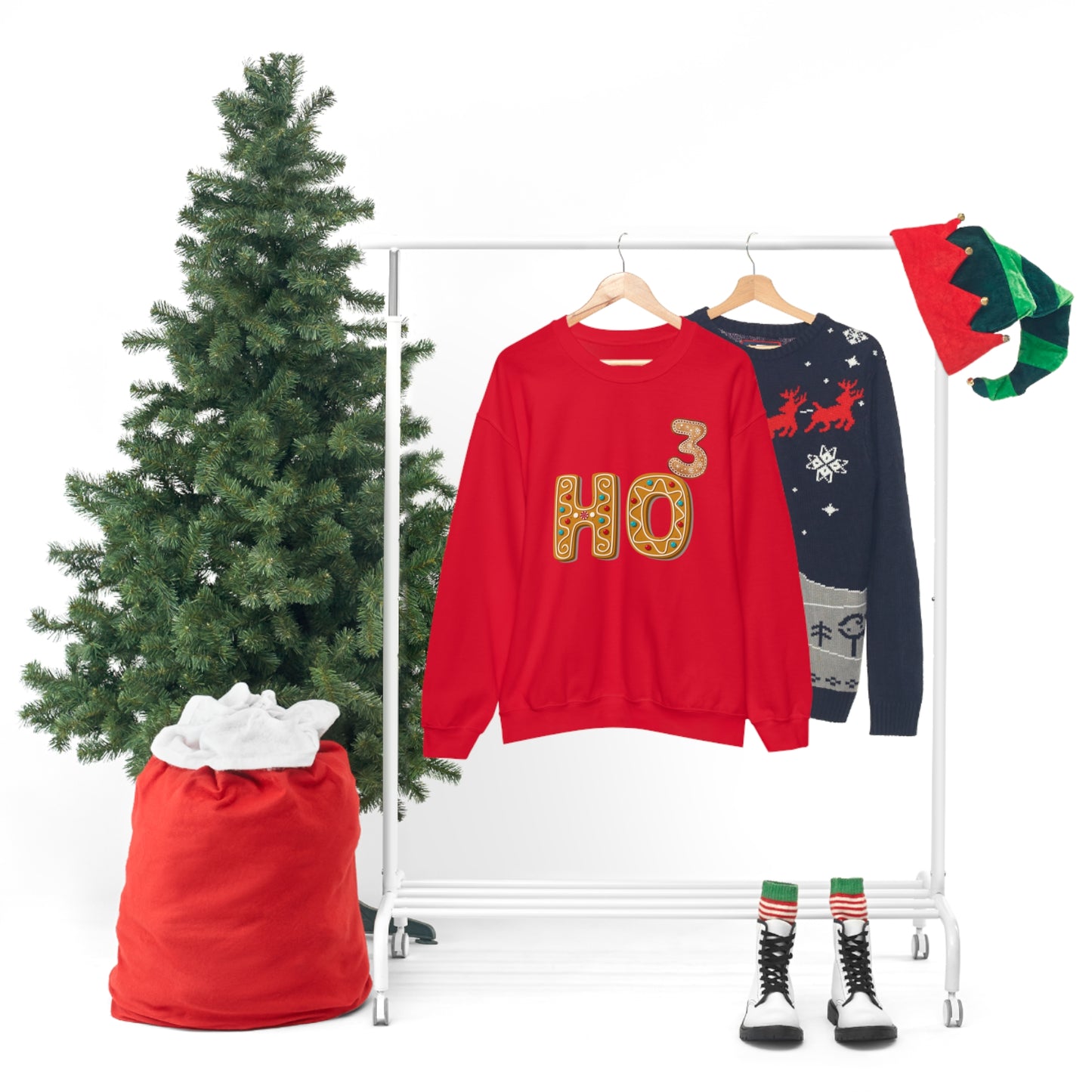 Gingerbread Ho To The Third Power Unisex Sweatshirt