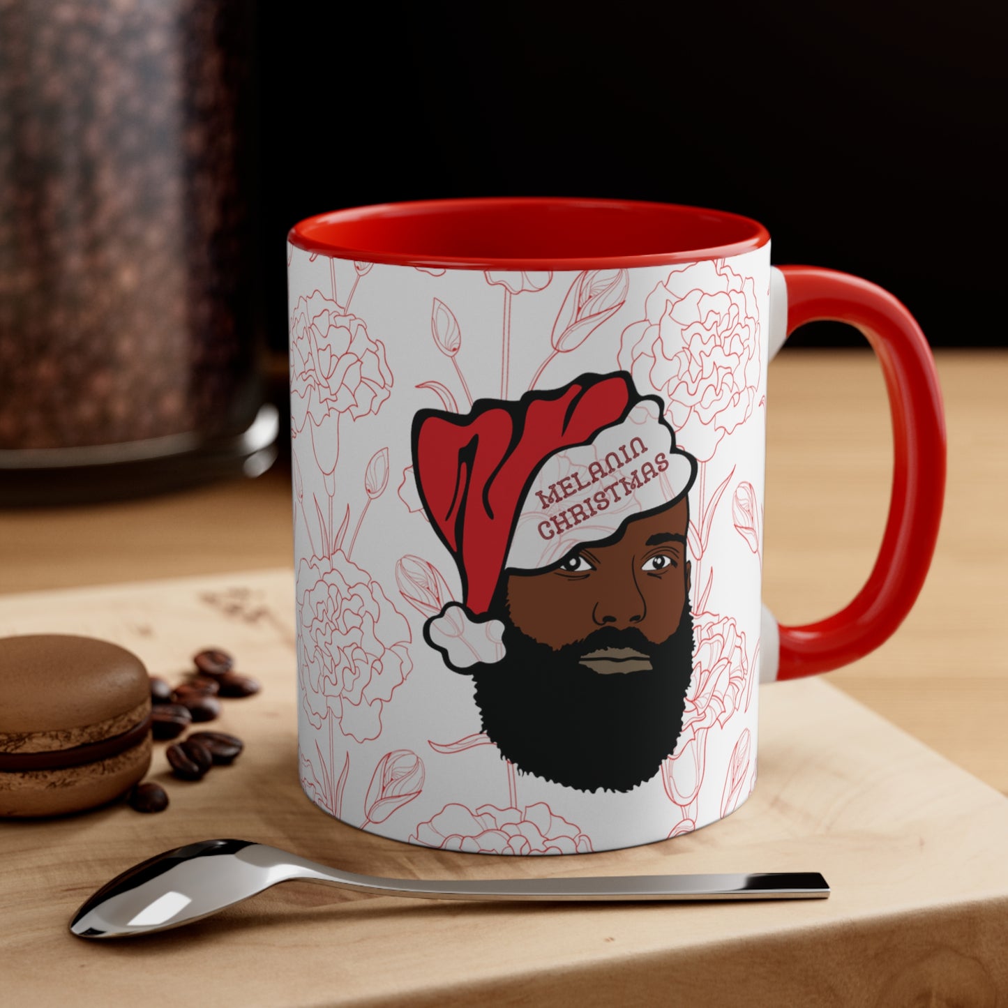 Melanin Christmas Man Coffee Mug