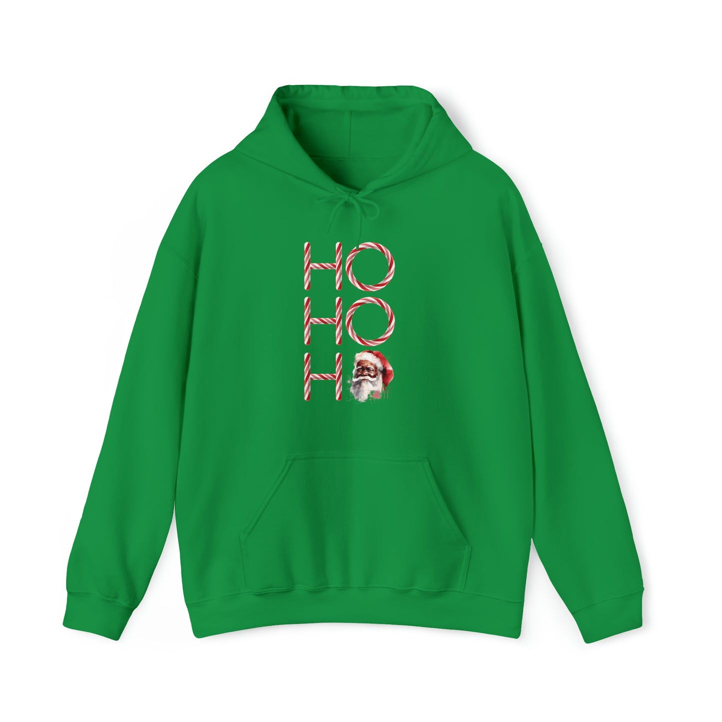 Ho Ho Ho Black Santa Hoodie