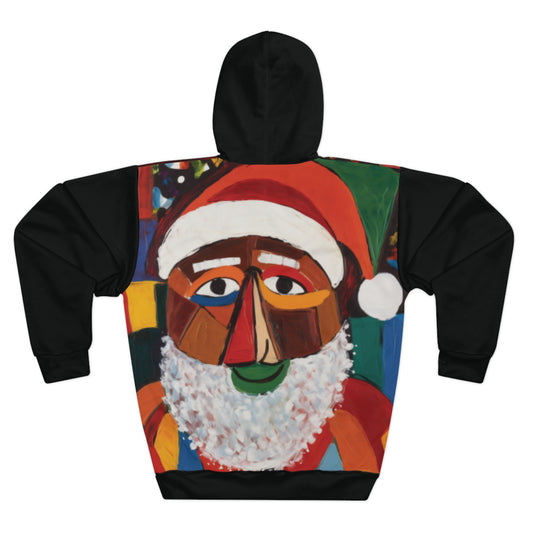 Joyful Abstract Santa Hoodie