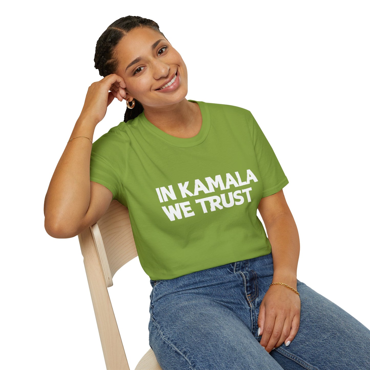 In Kamala We Trust T-Shirt – Empowering Statement Tee