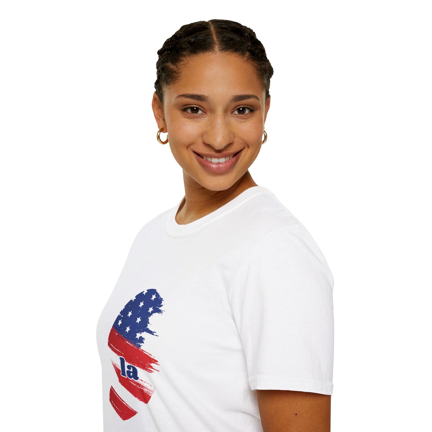 Patriotic Comma LA Election Tee