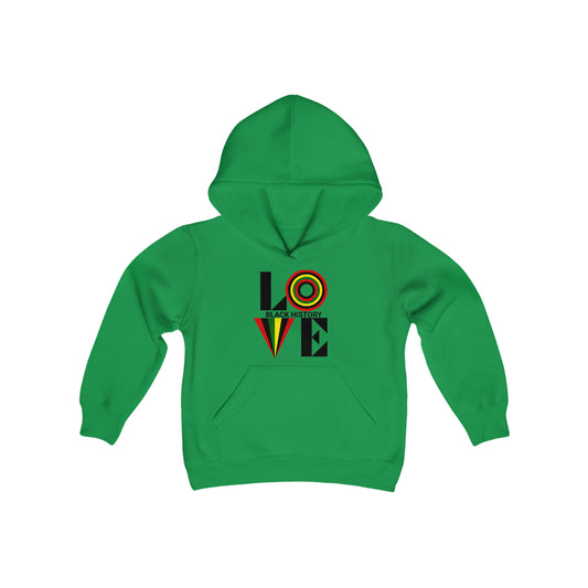 Love Black History Youth Hoodie