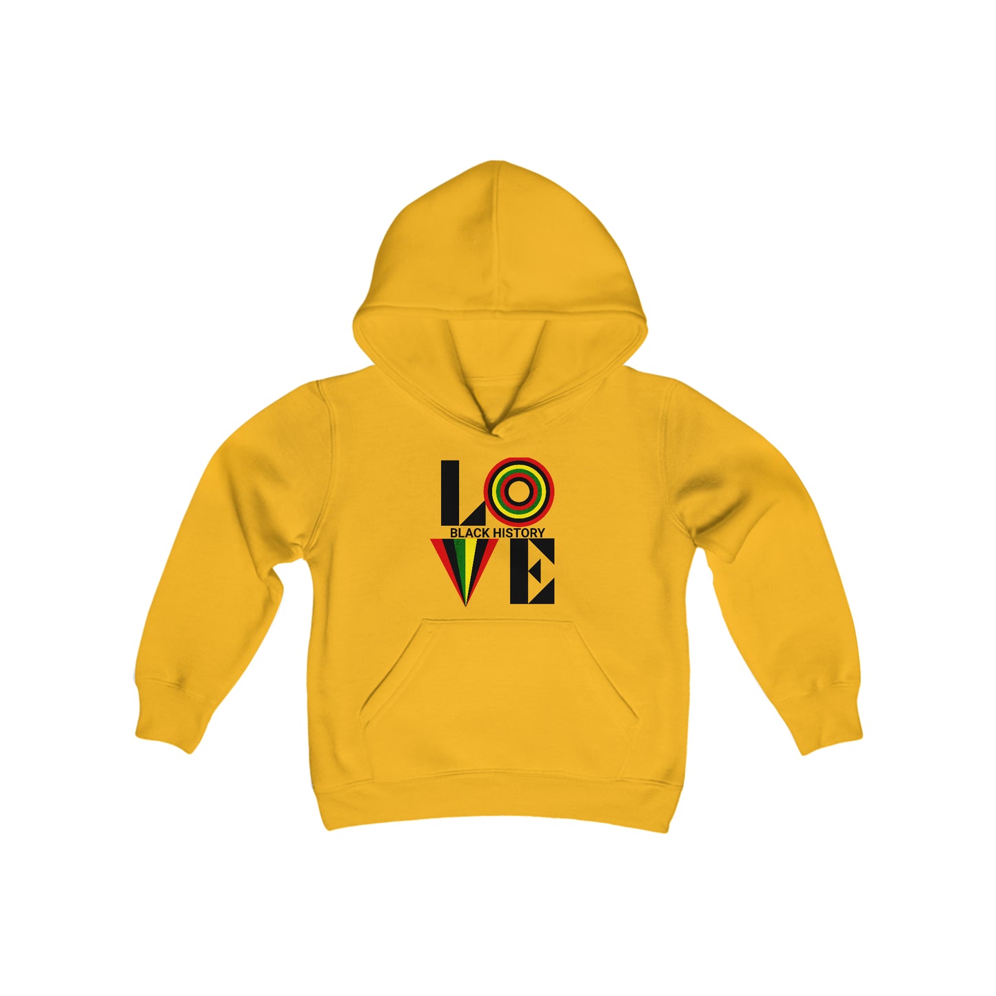 Love Black History Youth Hoodie