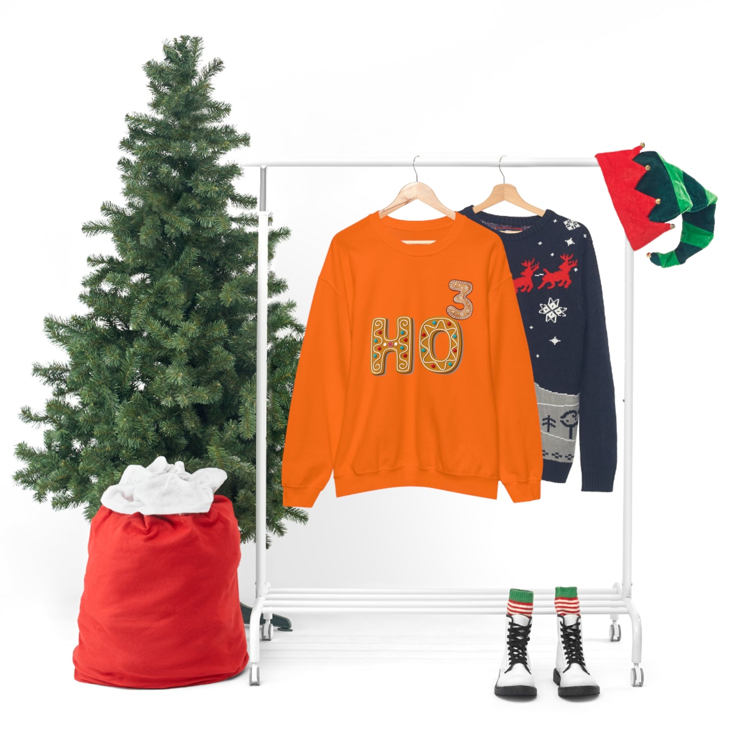 Gingerbread Ho To The Third Power Unisex Sweatshirt