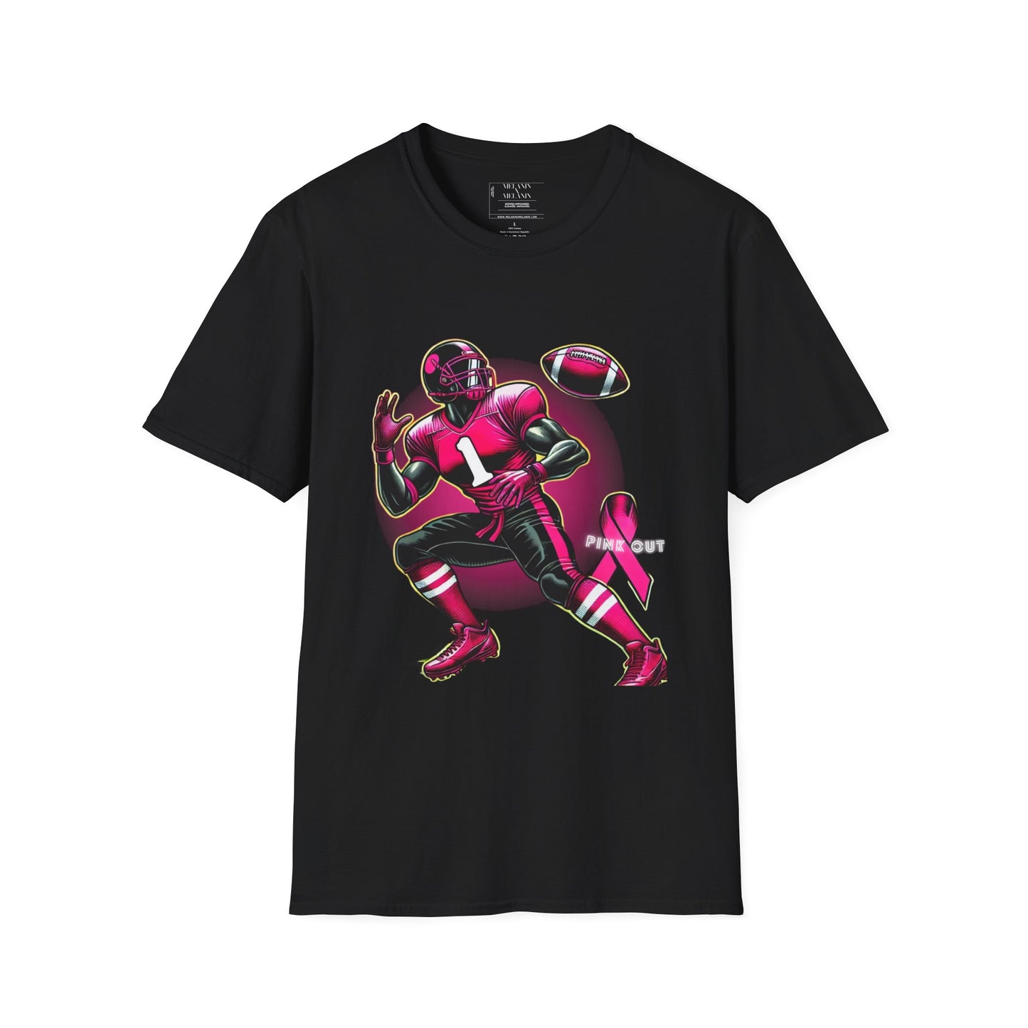 Pink Out Football T-Shirt