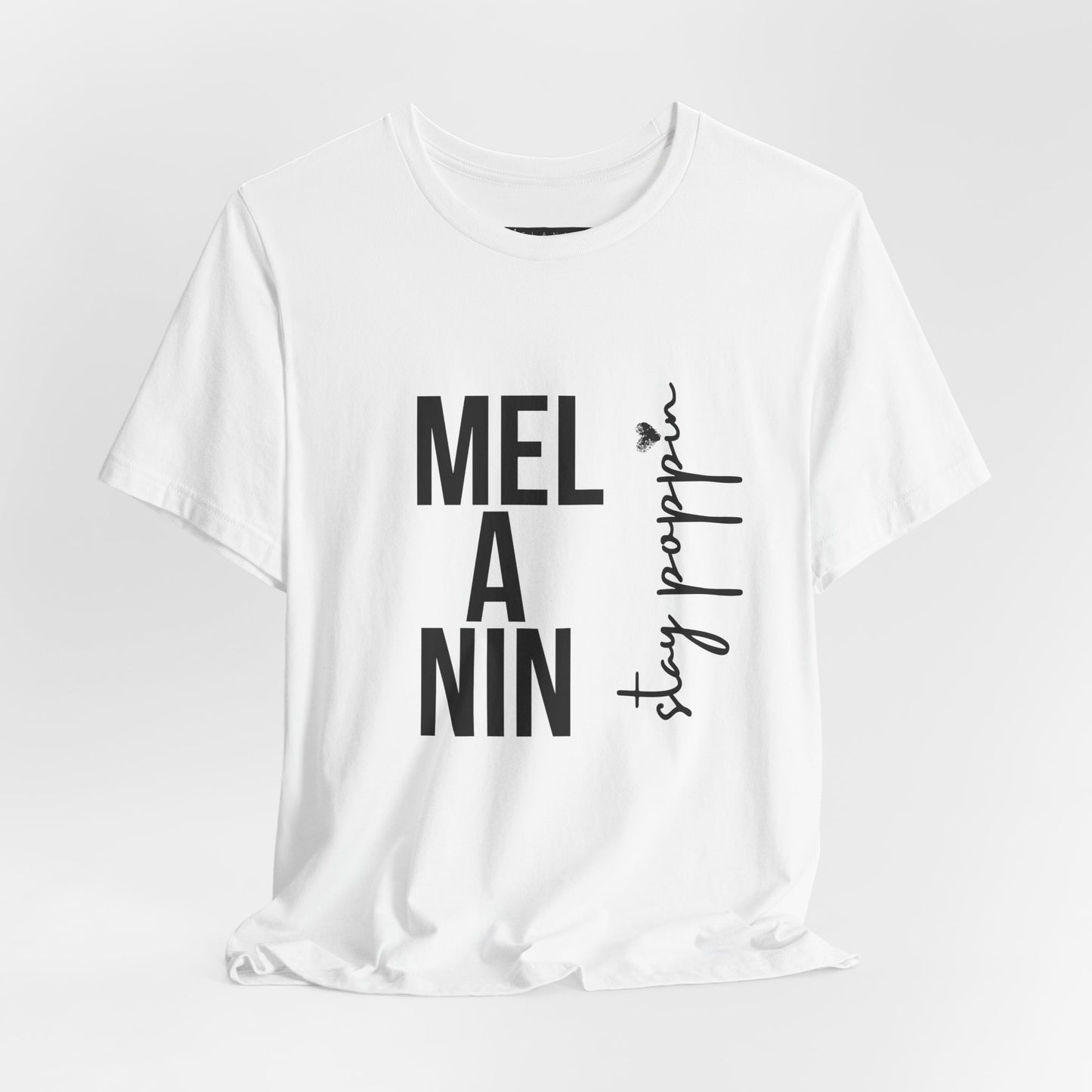 Glow with Pride – Melanin Stay Poppin Graphic Tee