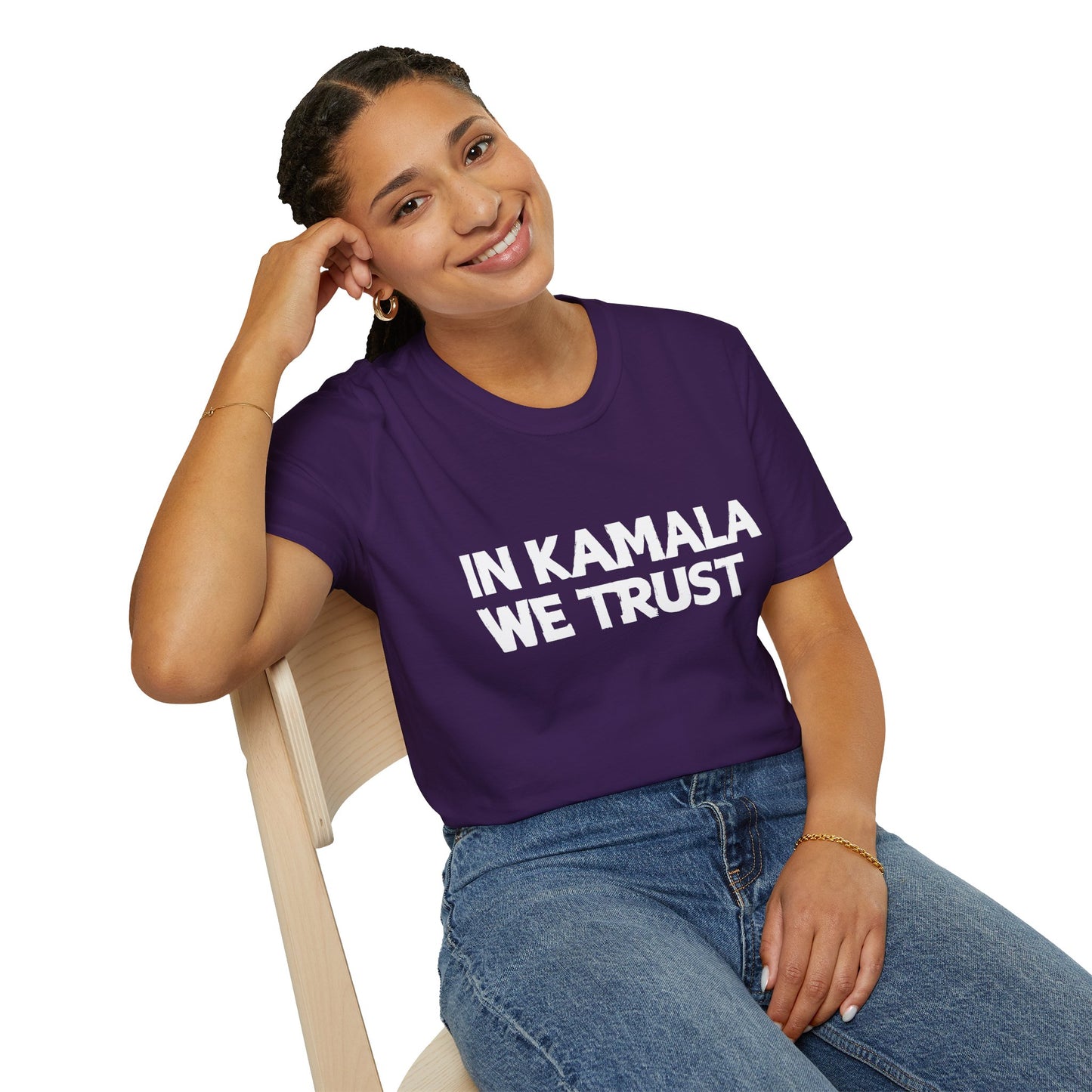 In Kamala We Trust T-Shirt – Empowering Statement Tee