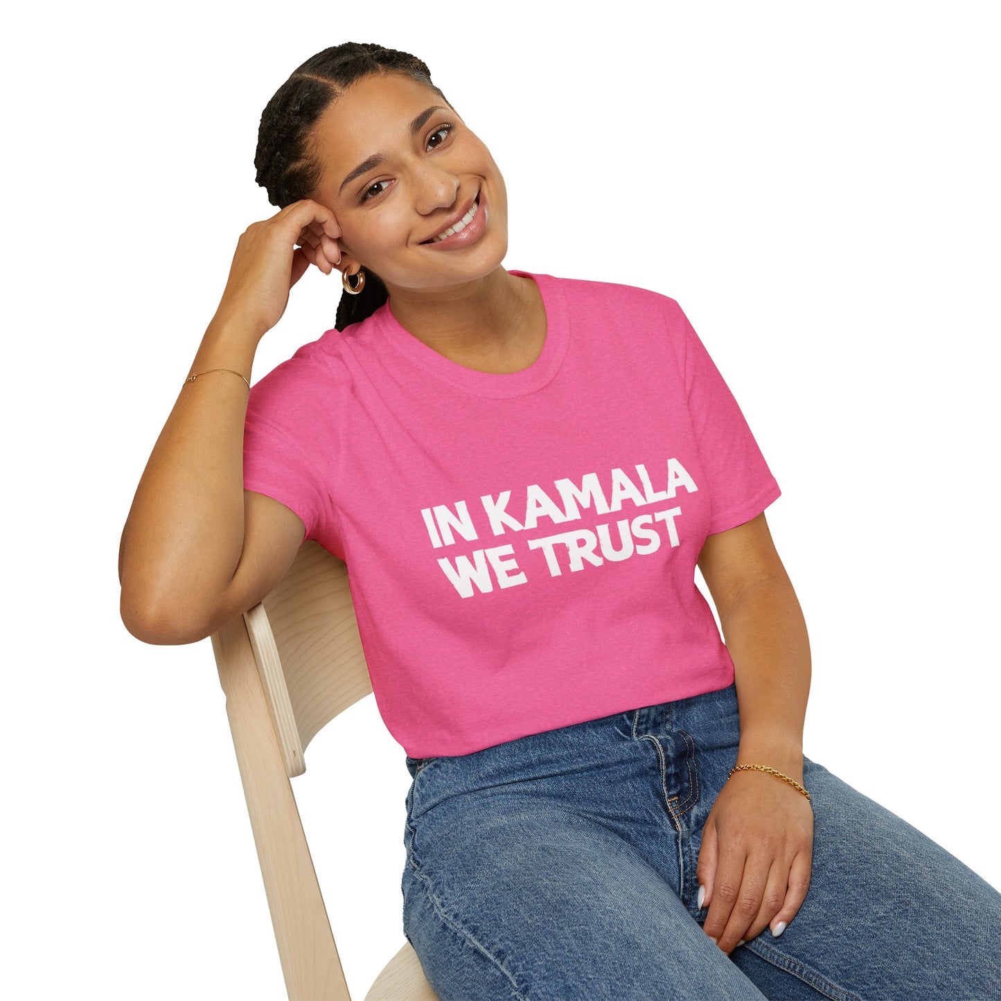 In Kamala We Trust T-Shirt – Empowering Statement Tee