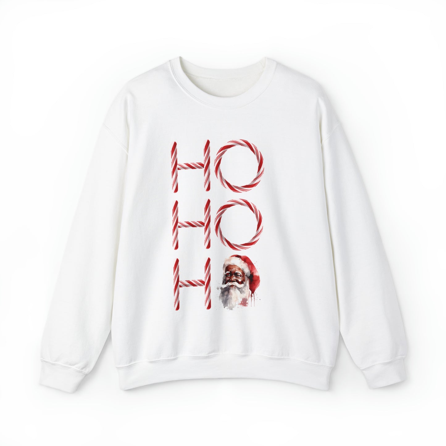 Ho Ho Ho Black Santa  Sweatshirt