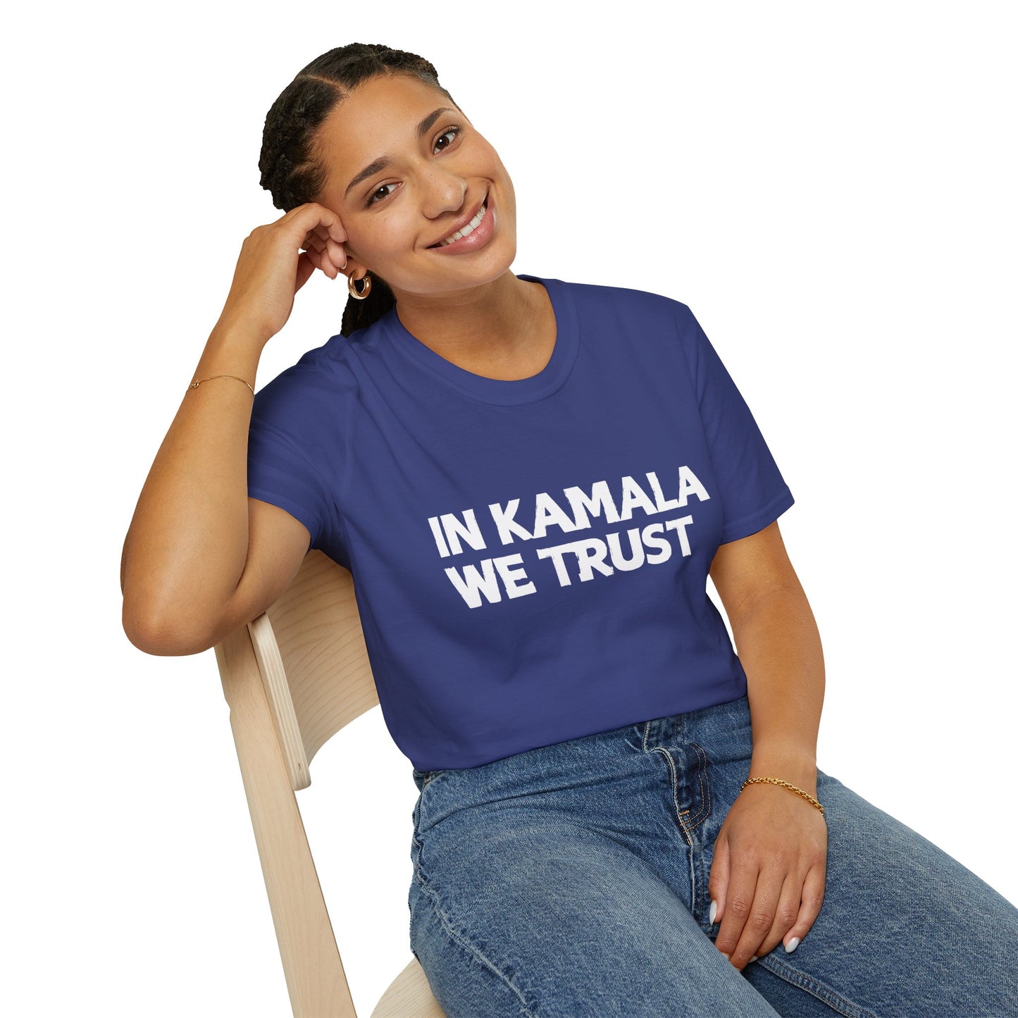 In Kamala We Trust T-Shirt – Empowering Statement Tee