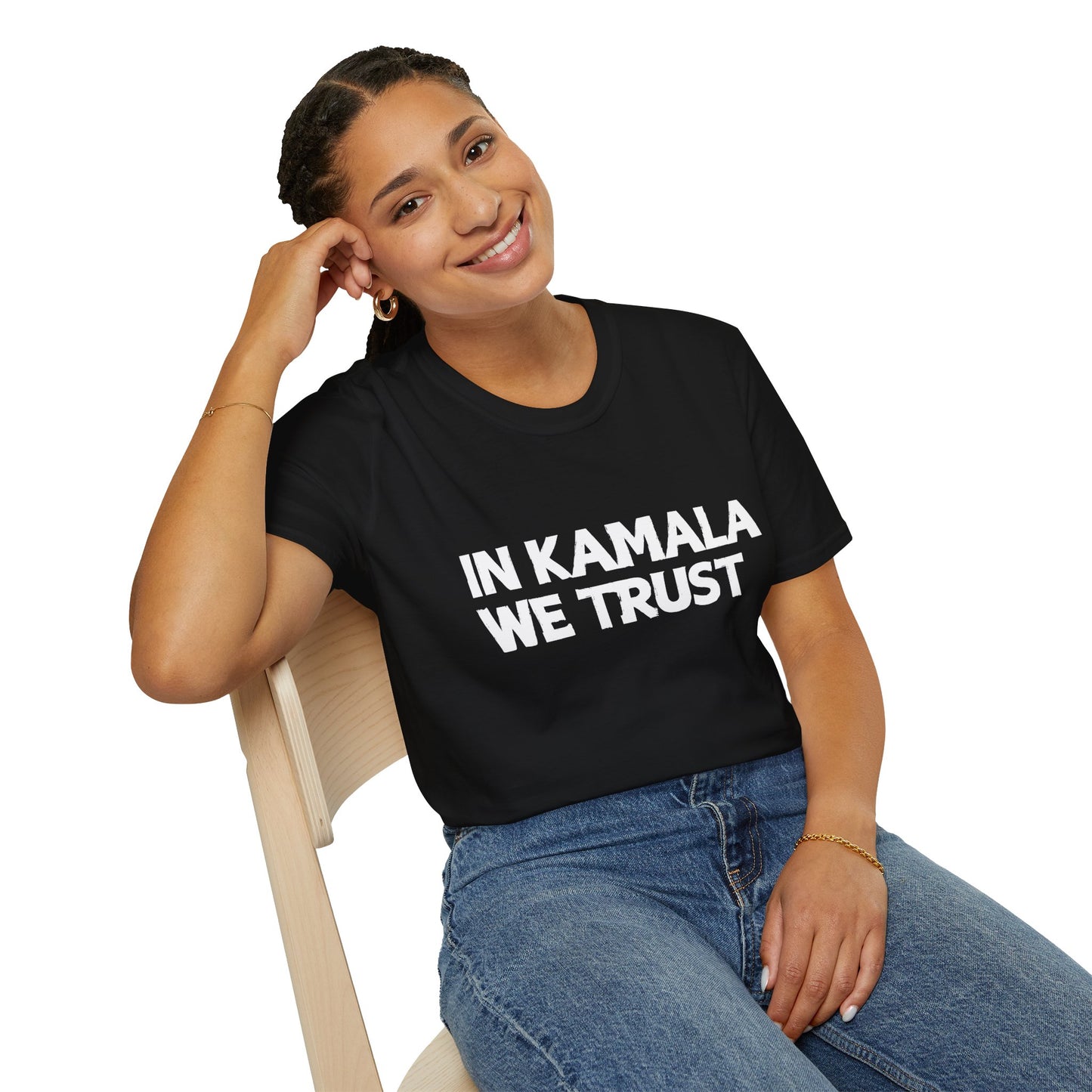 In Kamala We Trust T-Shirt – Empowering Statement Tee