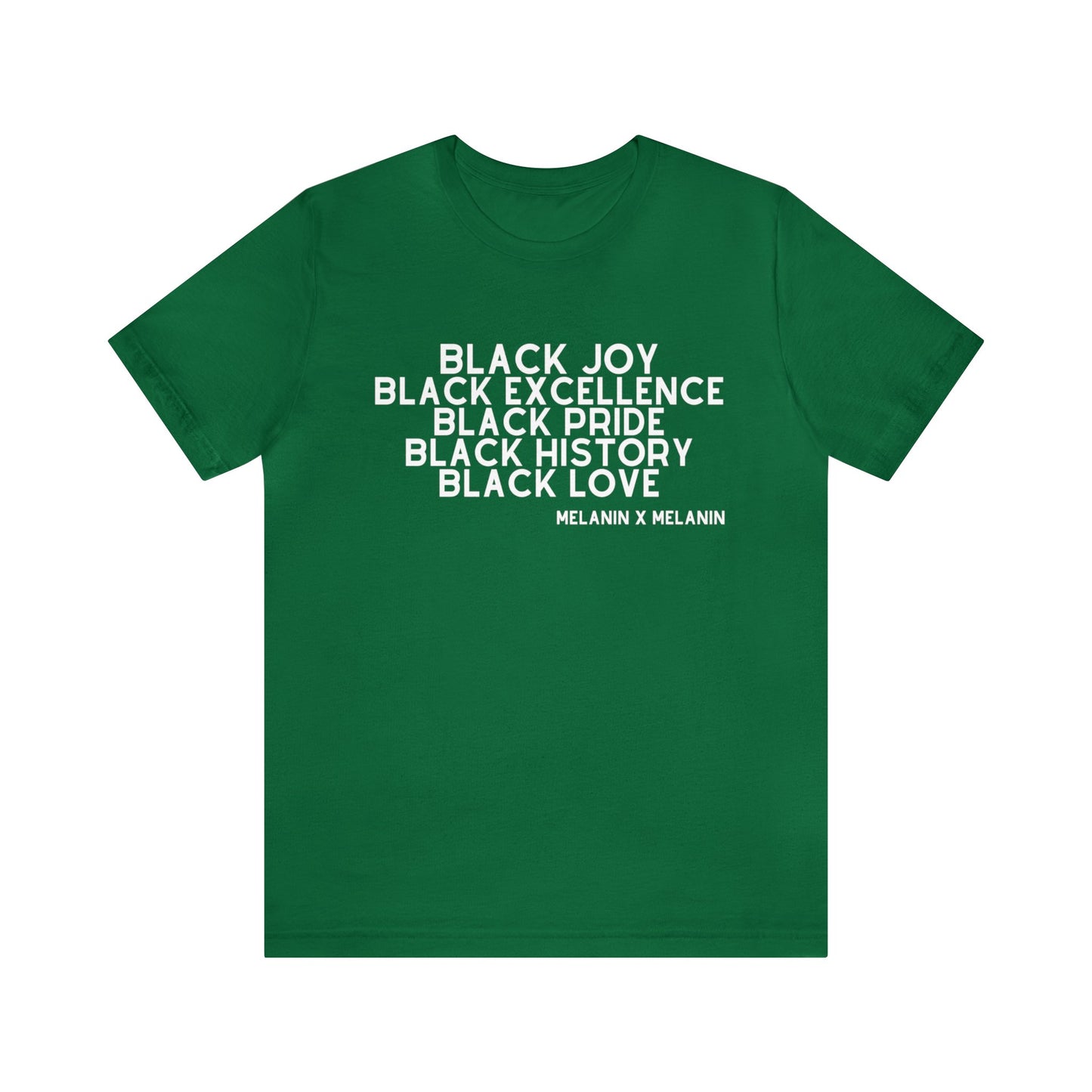 Black Joy Excellence Pride History Love  Unisex Short Sleeve Tee