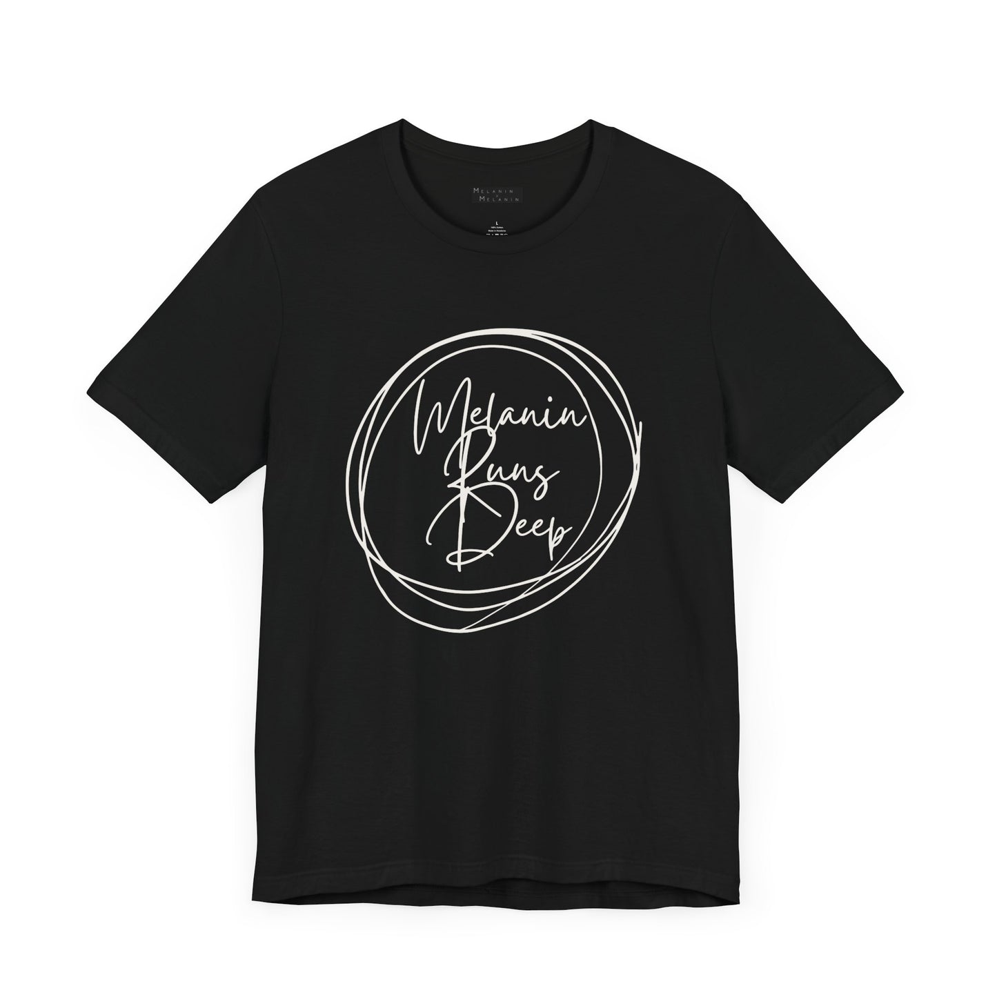 Melanin Runs Deep Black Tee – Celebrate Your Culture in Style