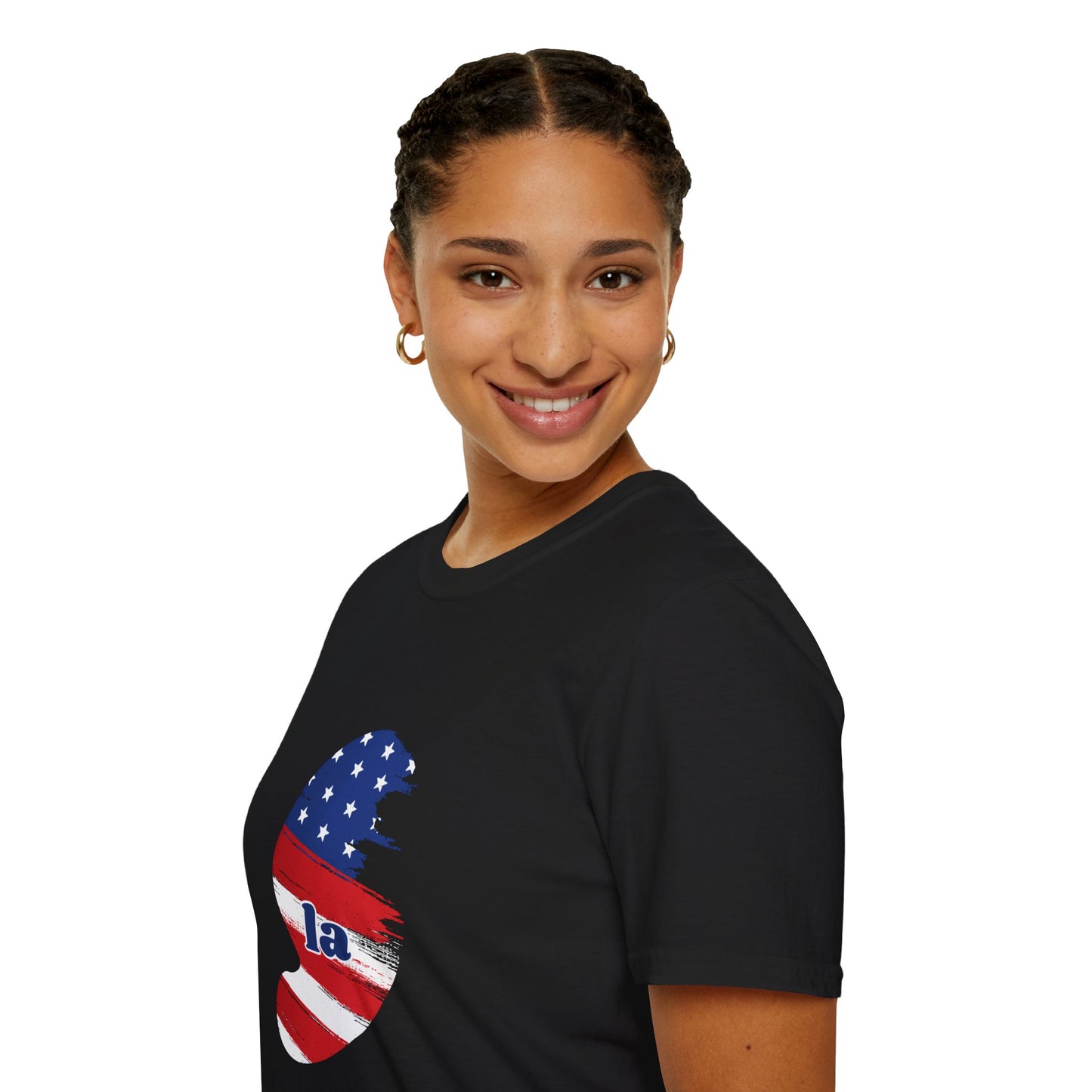 Patriotic Comma LA Election Tee