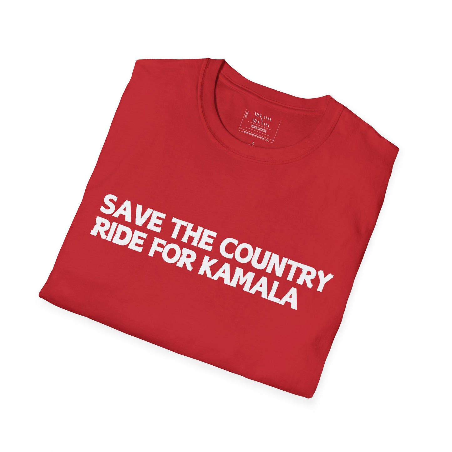 Save the Country, Ride for Kamala T-Shirt – Fun Patriotic Statement Tee