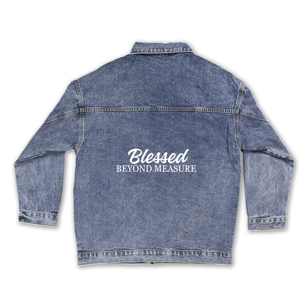 Blessed Beyond Measure Women's Denim Jacket