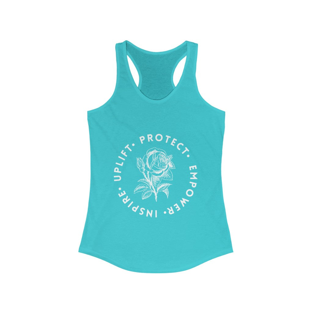 To The Woman Behind Me Women's Racerback Tank