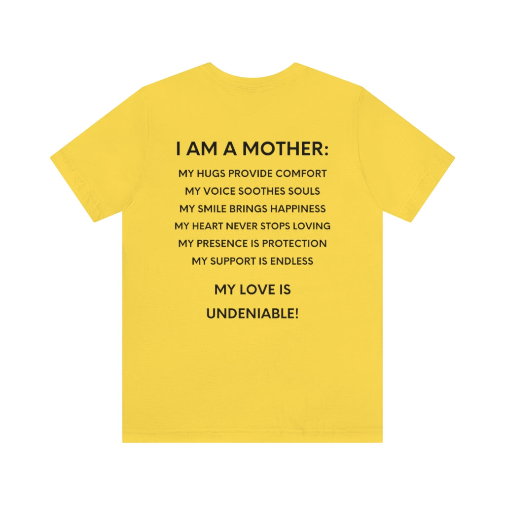 Mother-Mommy-Madre-Mama Appreciation Unisex Short Sleeve Tee