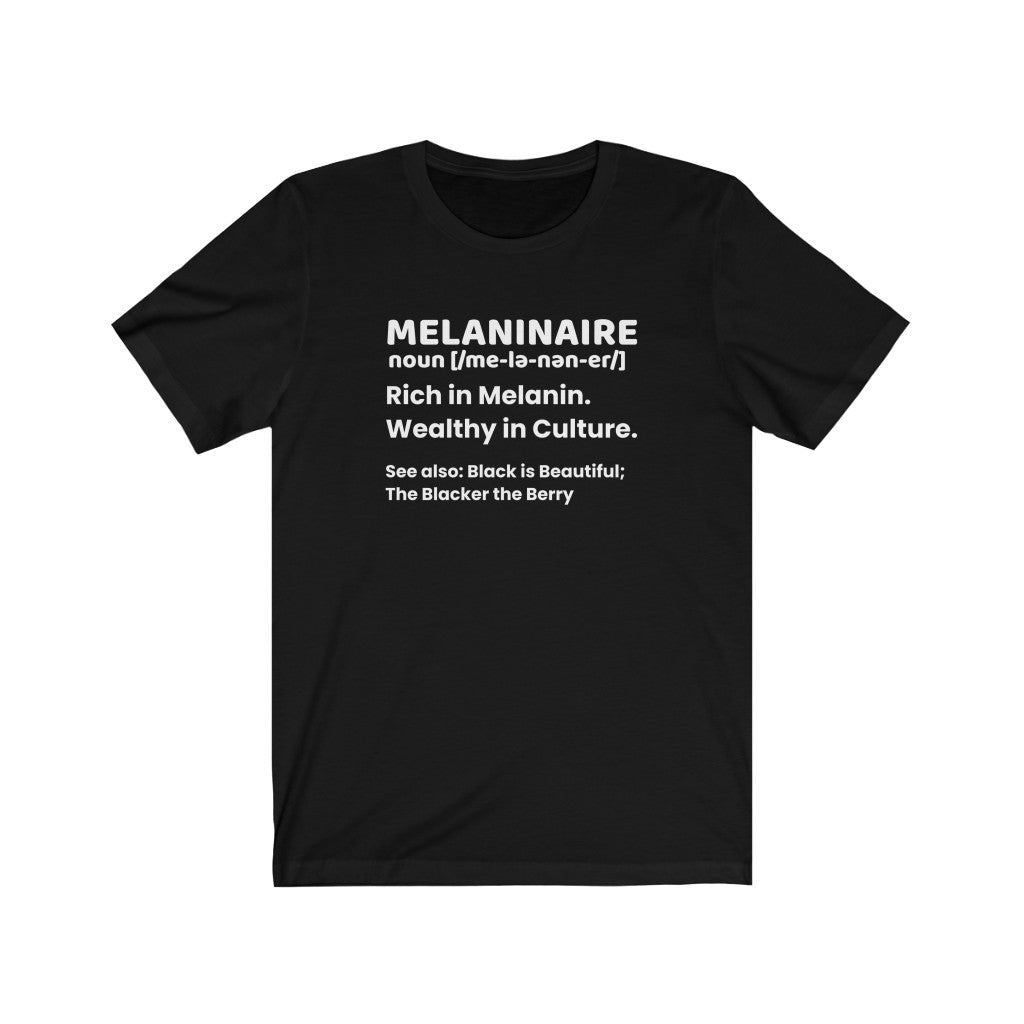 Melaninaire Defined Unisex Jersey Short Sleeve Tee