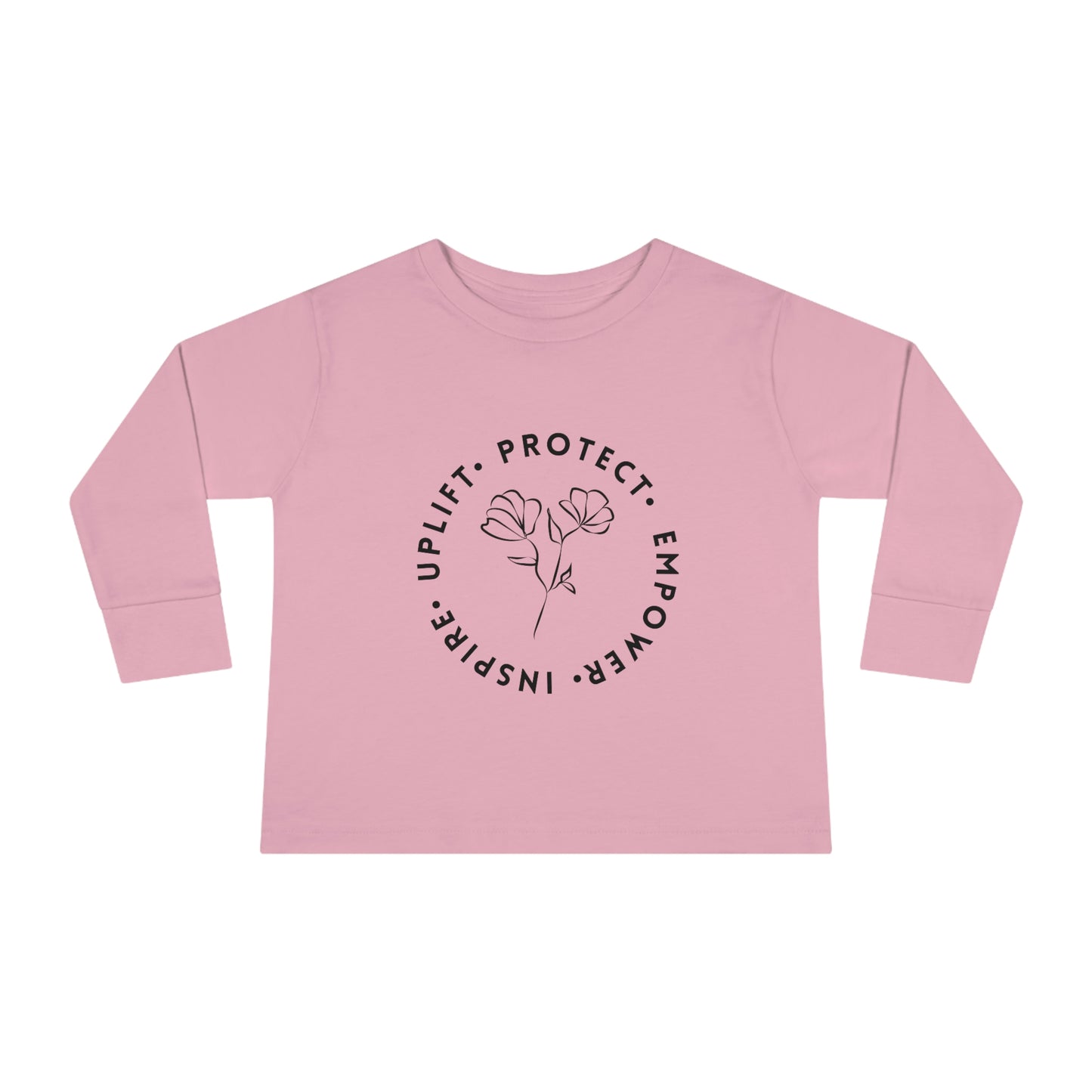 To The Girl Behind Me Toddler Long Sleeve Tee