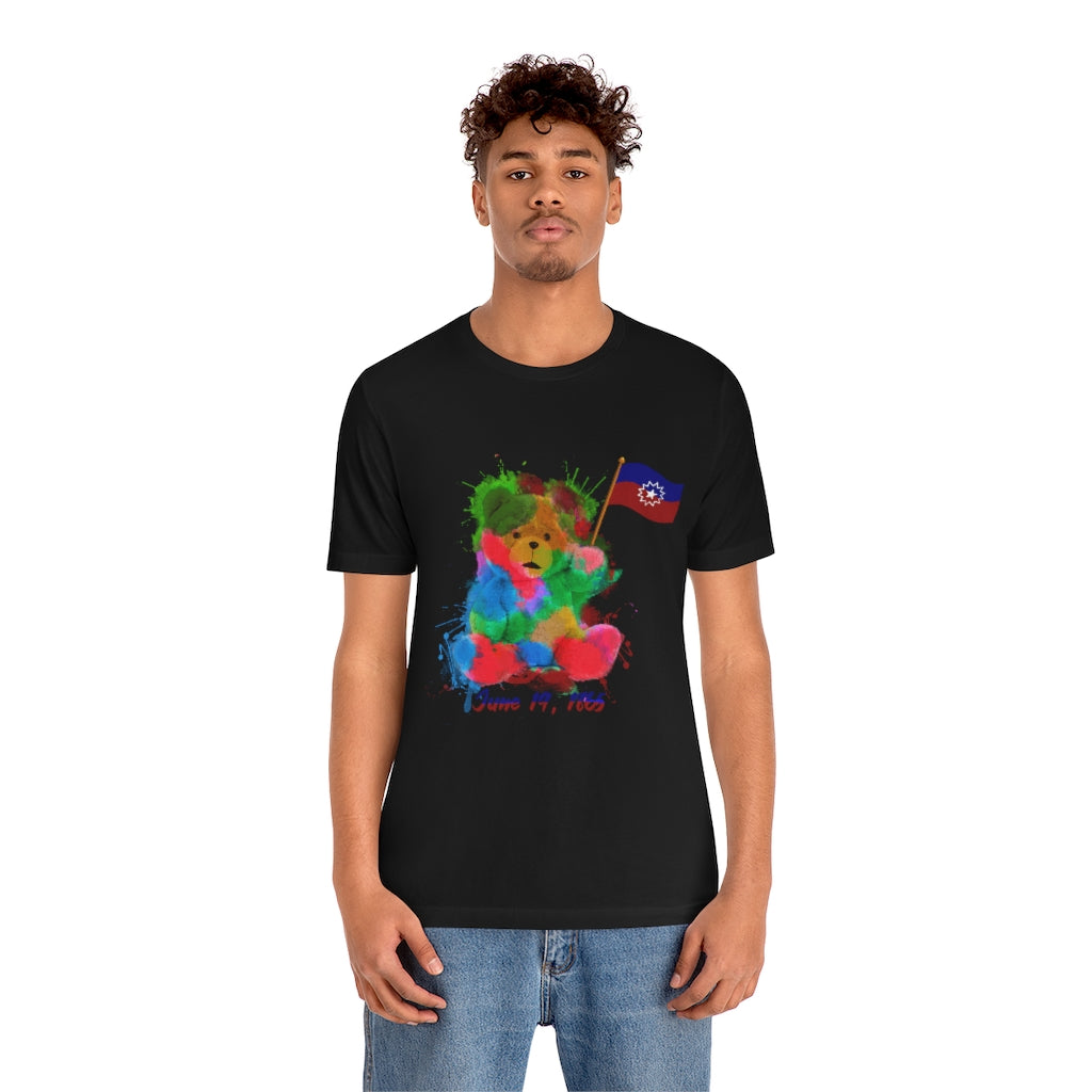 Juneteenth Watercolor Teddy Unisex Tee