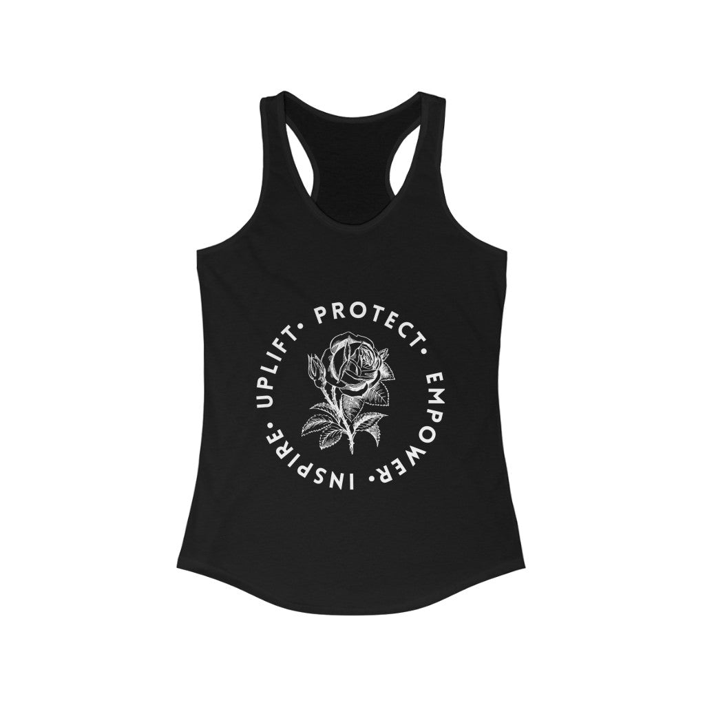 To The Woman Behind Me Women's Racerback Tank