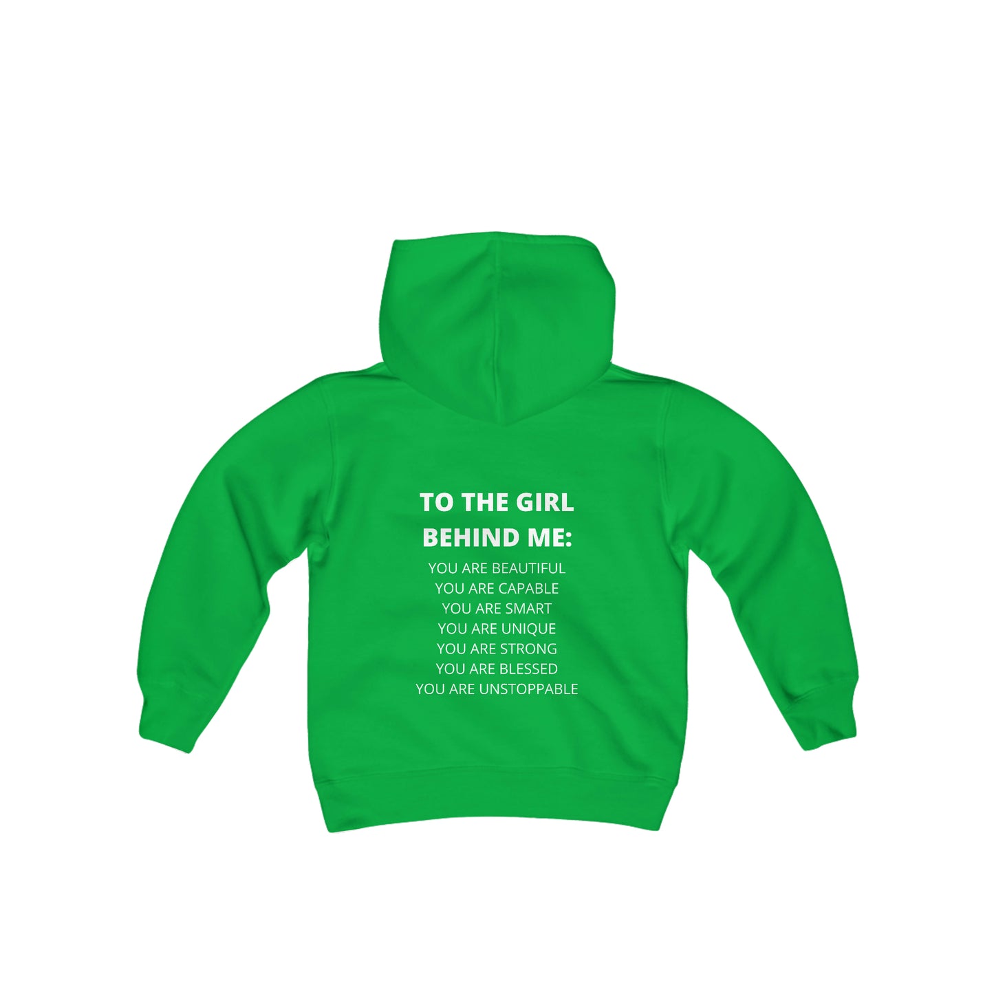 To The Girl Behind Me Youth Hooded Sweatshirt