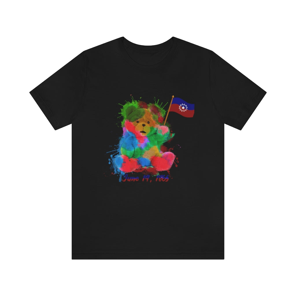 Juneteenth Watercolor Teddy Unisex Tee