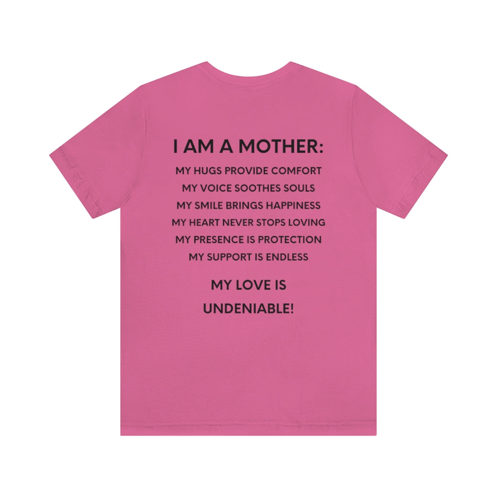 Mother-Mommy-Madre-Mama Appreciation Unisex Short Sleeve Tee