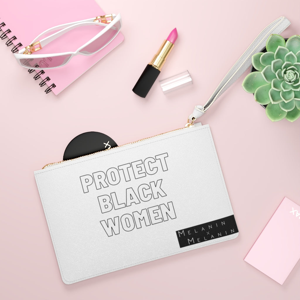 Protect Black Women Clutch Bag