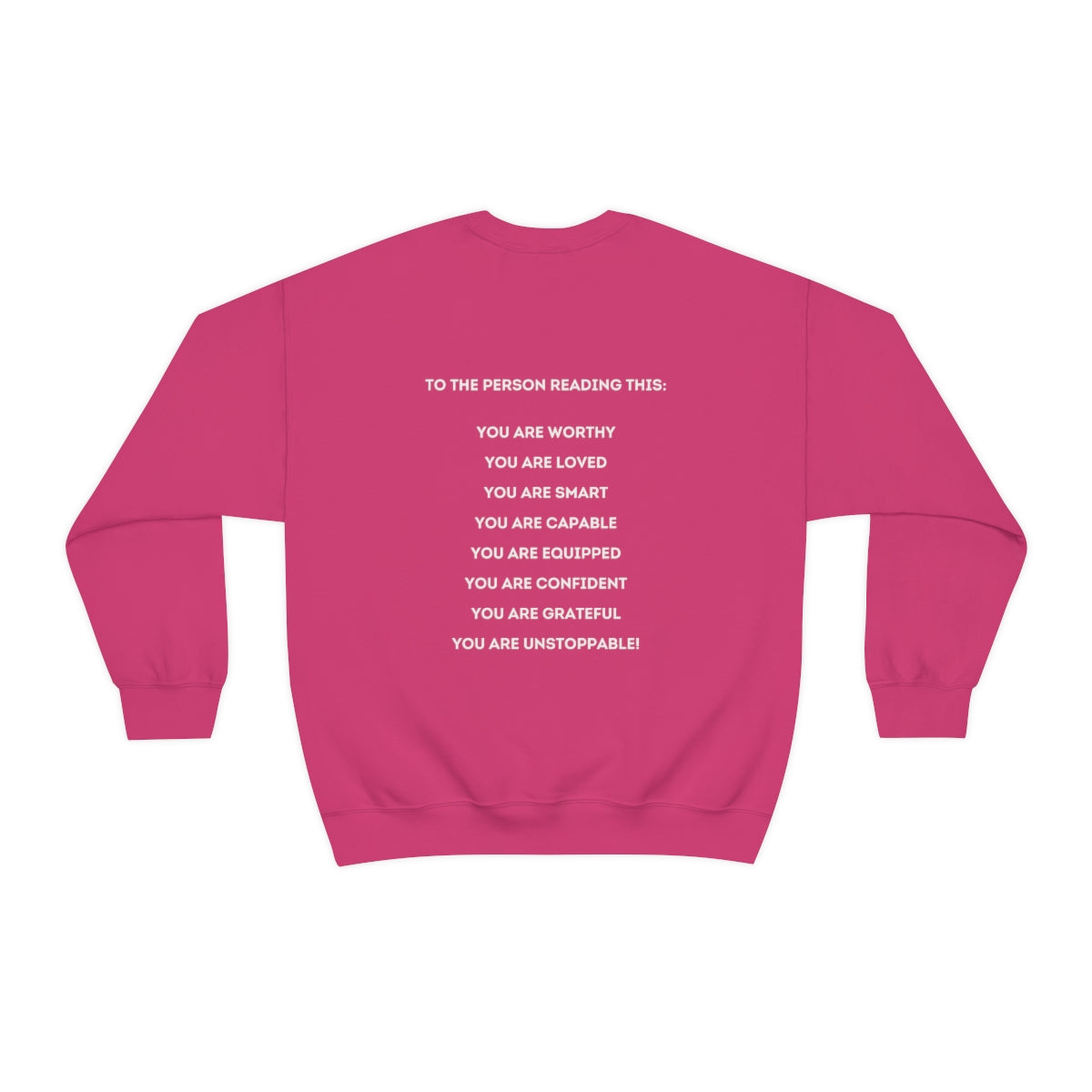 Empower-Uplift-Inspire-Motivate-Butterfly Sunflower Adult Crewneck Sweatshirt